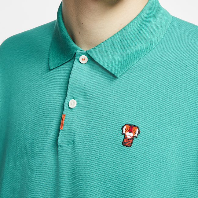 tiger woods green polo